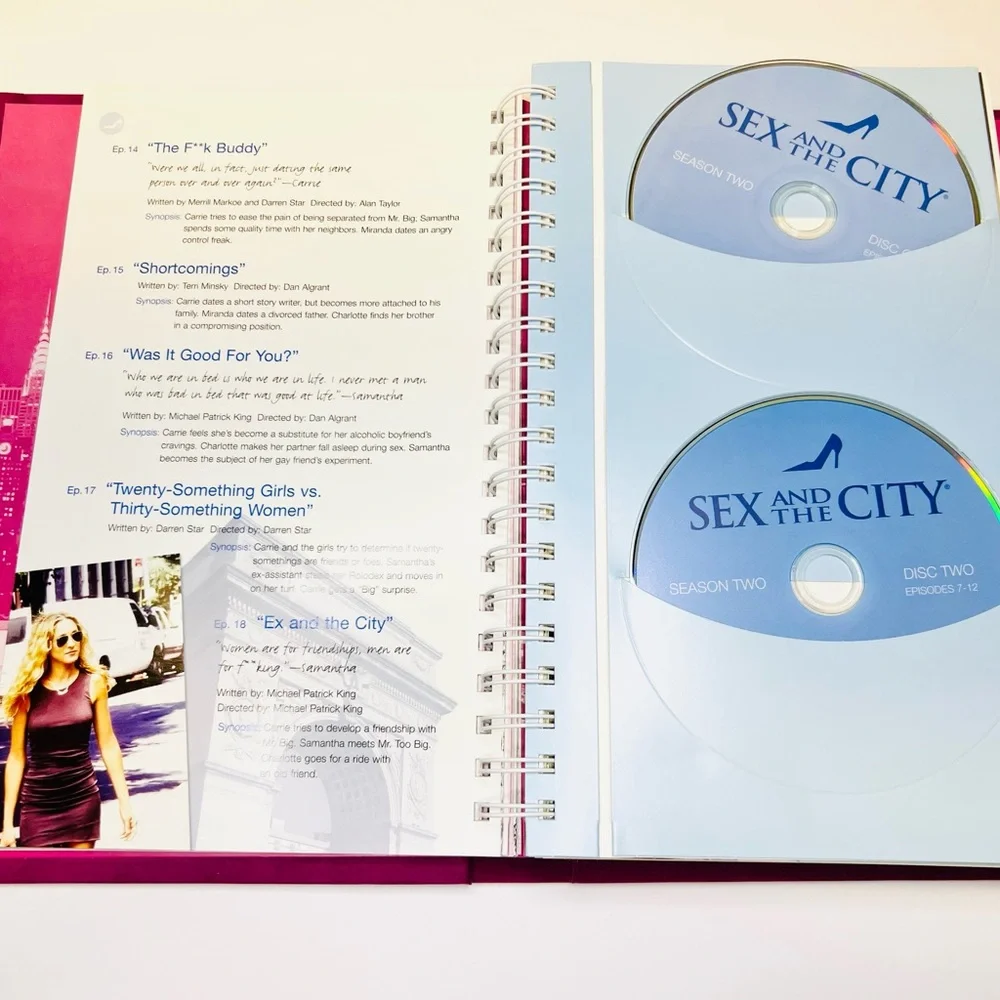 Sex and the City 2005 DVD The Complete Series - Bright Pink Box Set